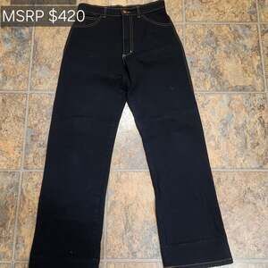 Judi Rosen New York High Rise Wide Leg Japanese Denim Jeans